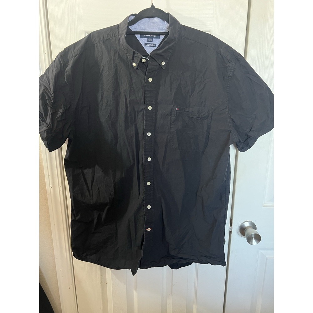 Mens Short Sleeve Tommy Hilfiger Polo Shirt Size XXL Classic Fit
